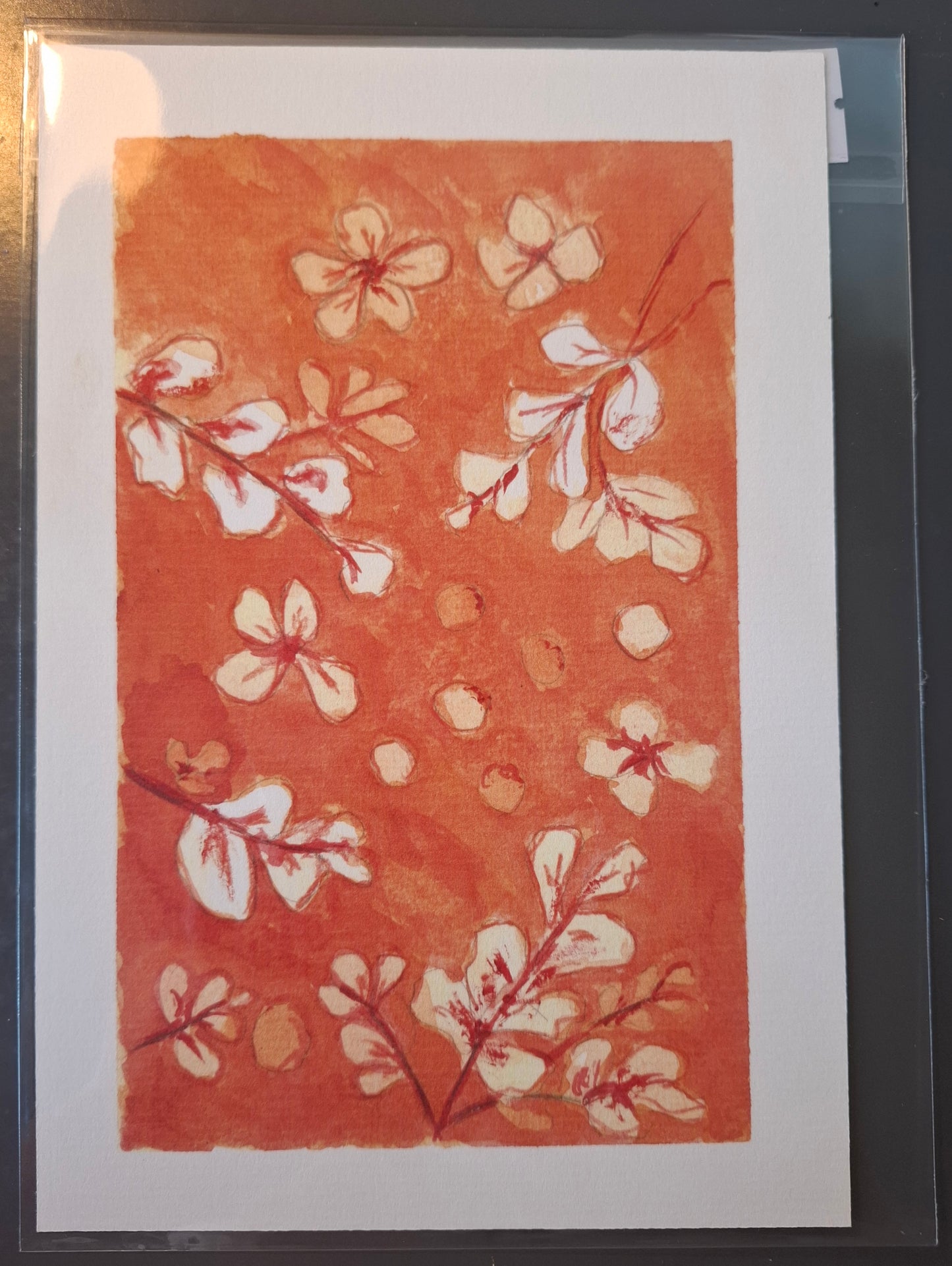 Orange leaves - PRINT