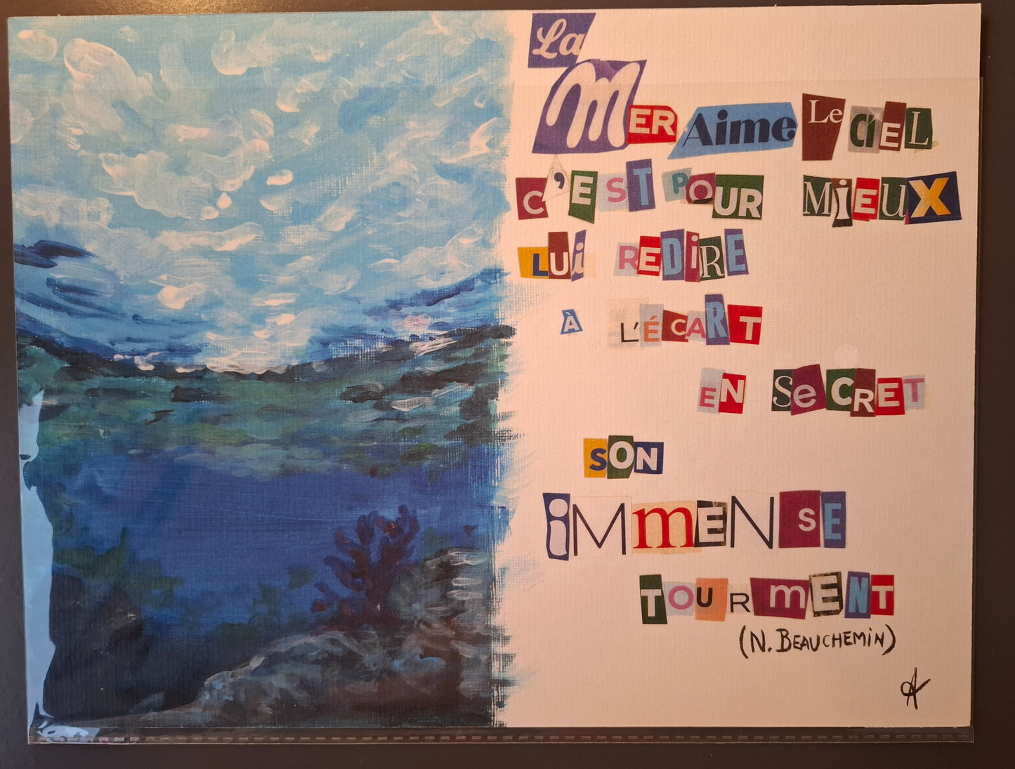 La Mer aime le Ciel - PRINT
