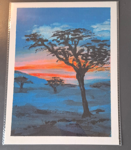 Morning Stone pine - Pin parasol au matin - PRINT