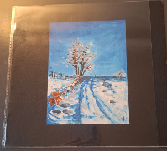 Route enneigée - PRINT
