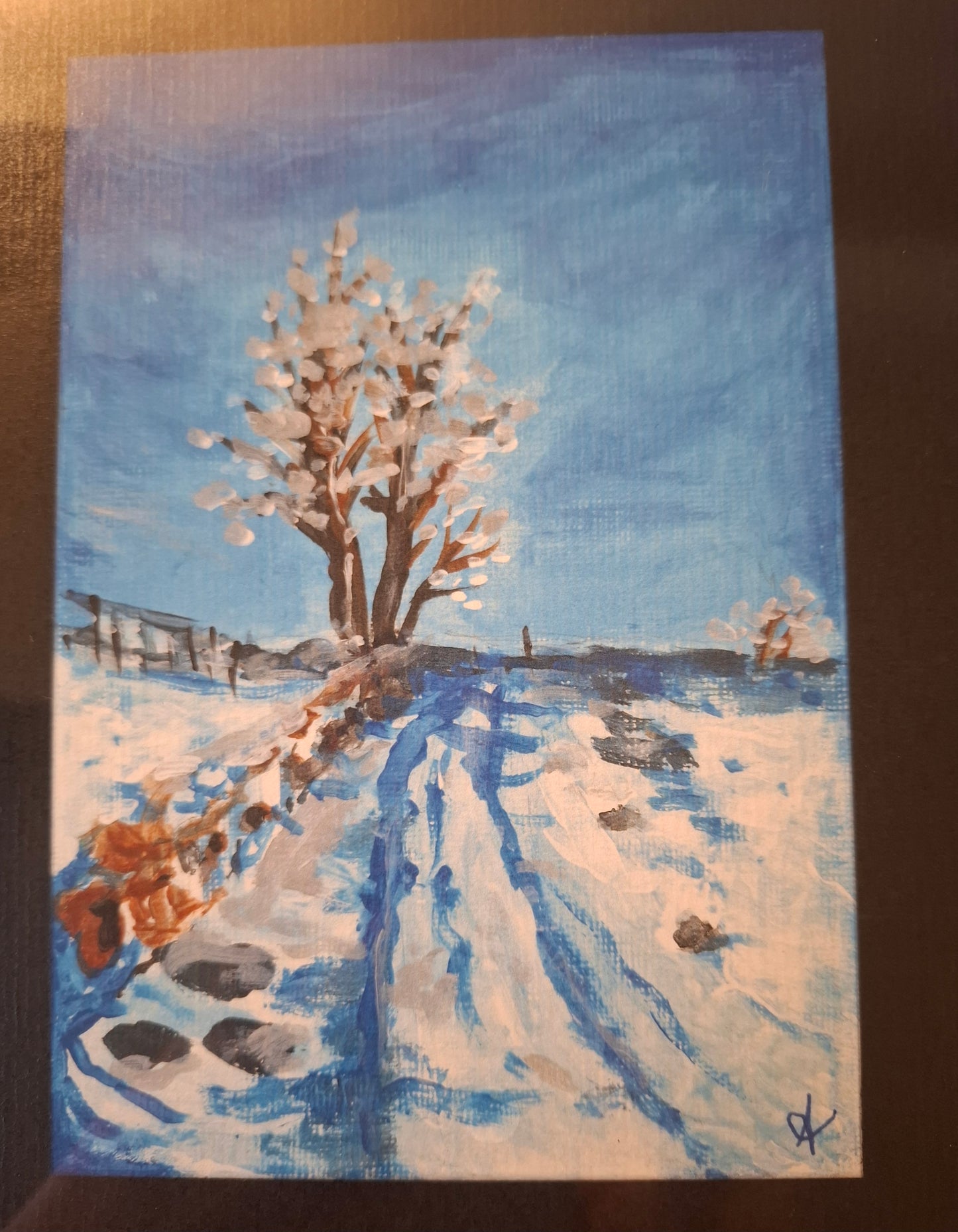 Route enneigée - PRINT