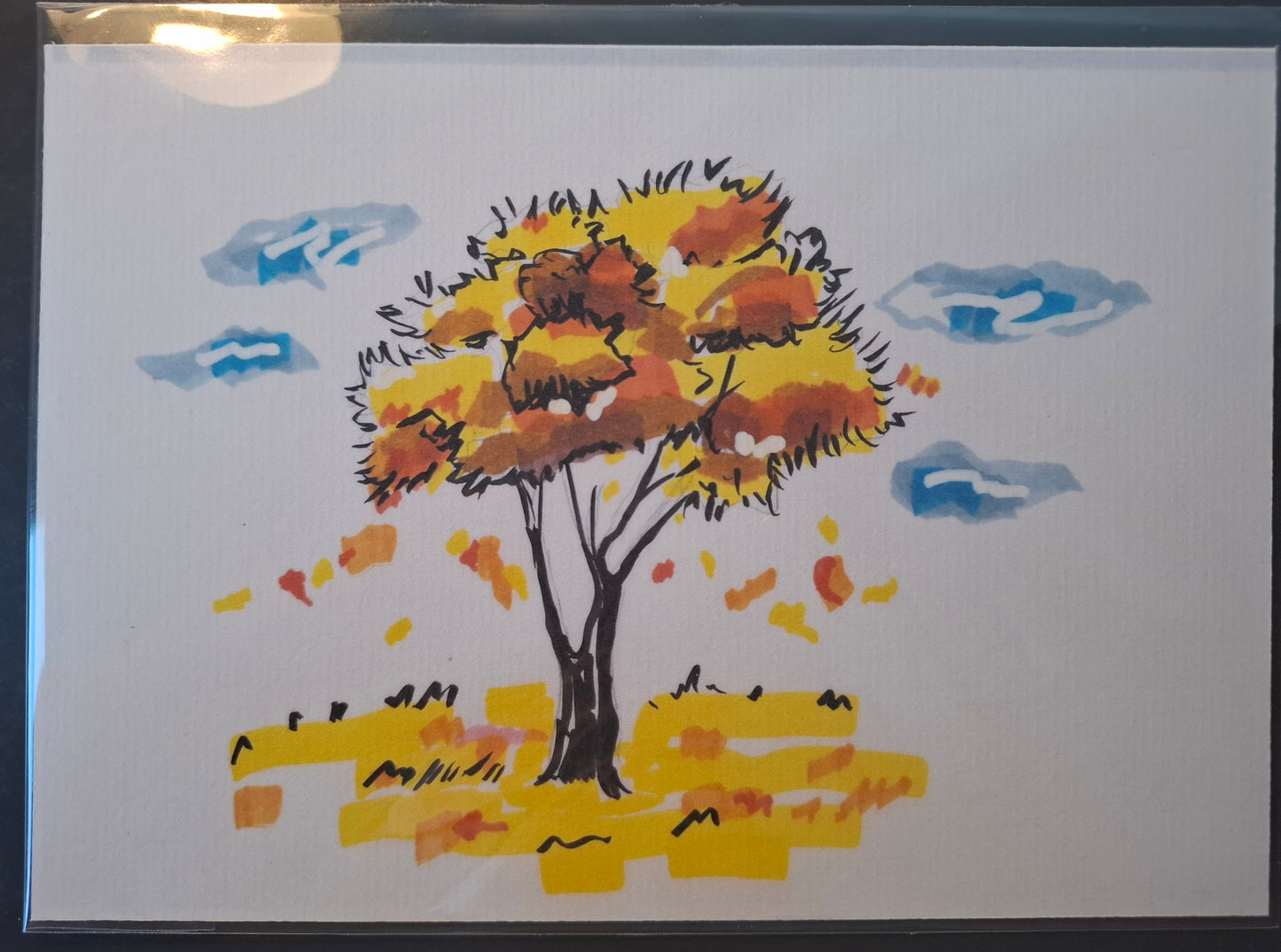 L'arbre jaune - PRINT